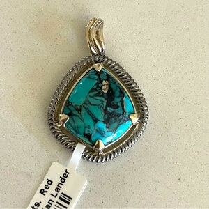 Unisex One of a kind Turquoise from Red Mountain Pendant